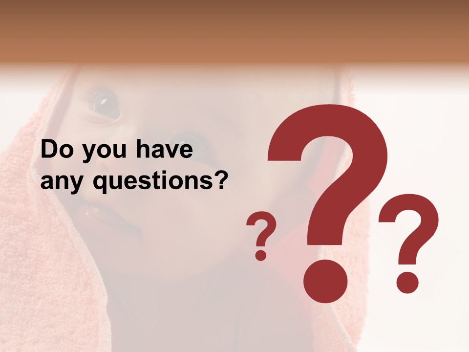 Healthy Baby Sweet PowerPoint Template