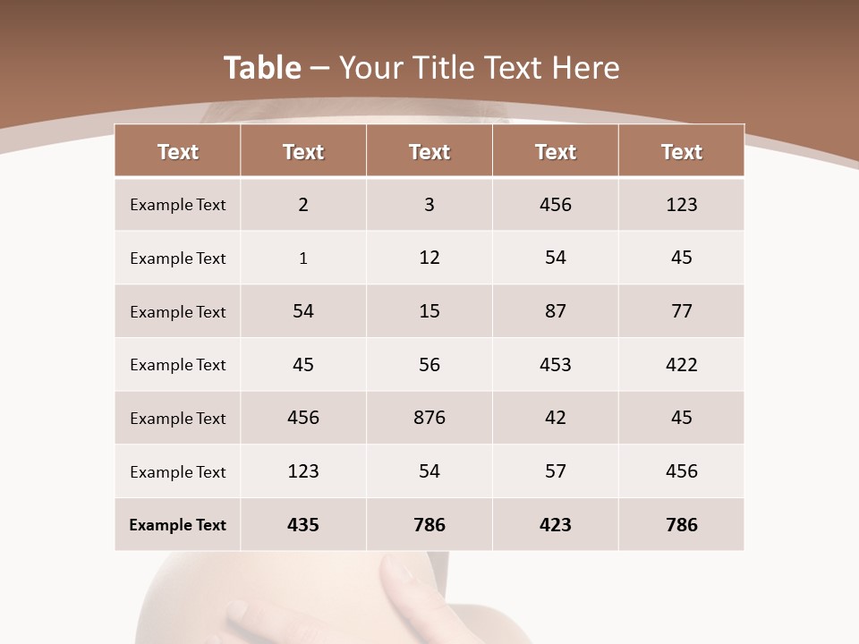 A Beautiful Woman With Her Arms Crossed Powerpoint Presentation Template PowerPoint Template