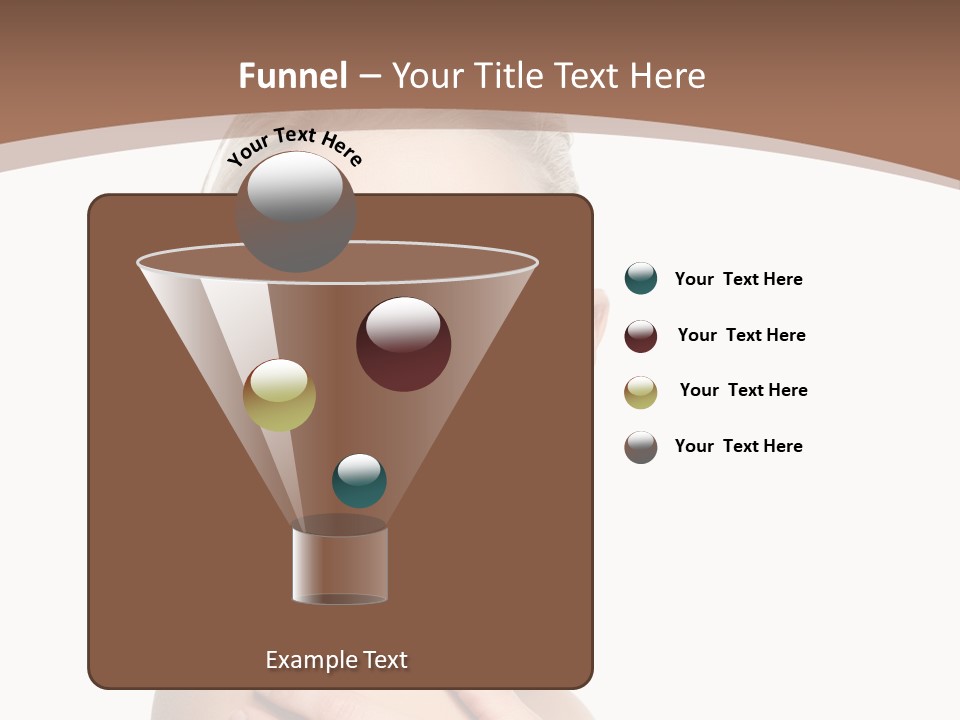 A Beautiful Woman With Her Arms Crossed Powerpoint Presentation Template PowerPoint Template