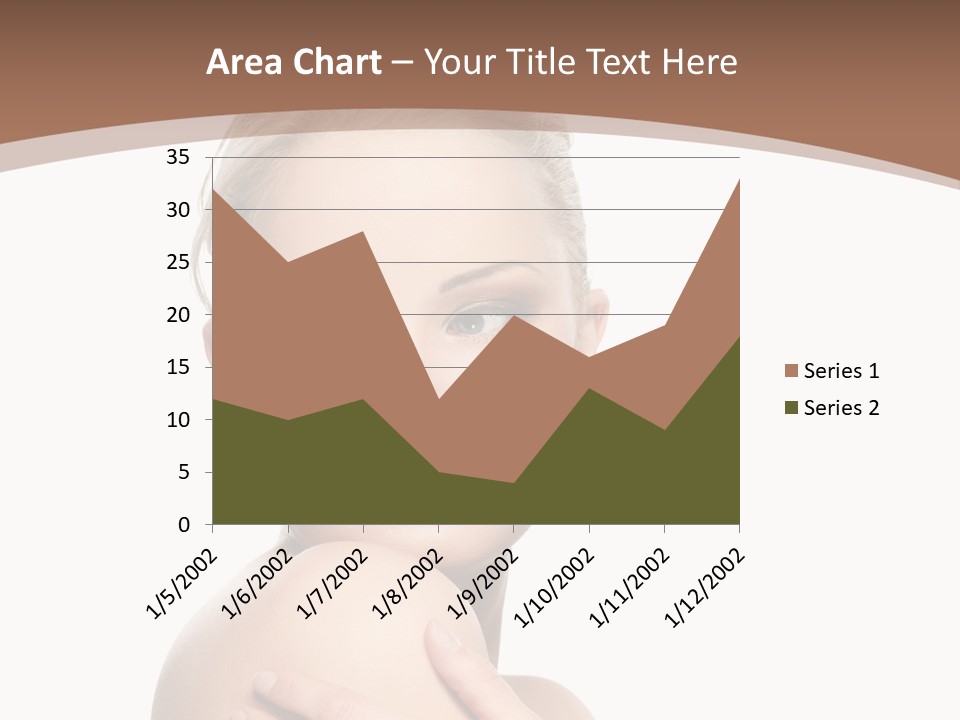 A Beautiful Woman With Her Arms Crossed Powerpoint Presentation Template PowerPoint Template