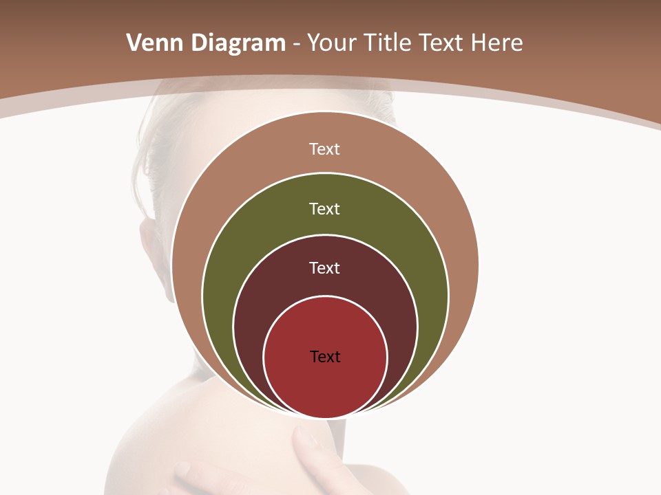 A Beautiful Woman With Her Arms Crossed Powerpoint Presentation Template PowerPoint Template