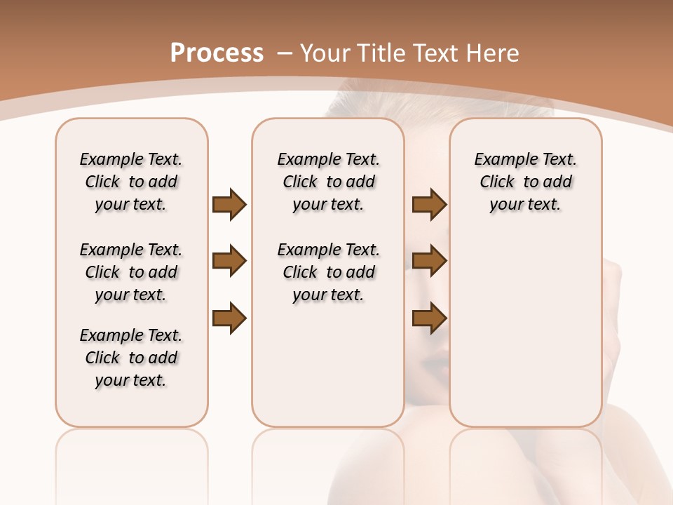 A Beautiful Woman Posing With Her Hand On Her Shoulder PowerPoint Template