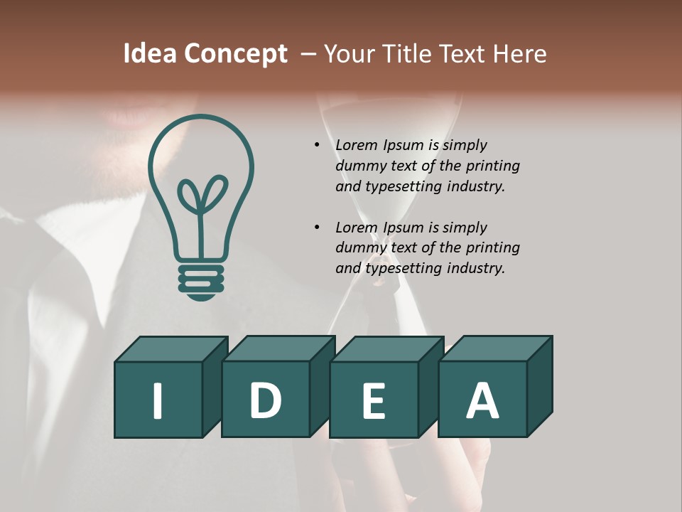 Sun Blue Diving PowerPoint Template