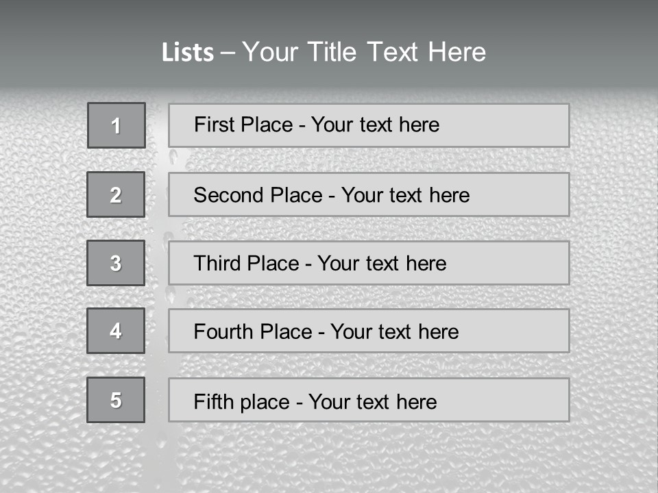 Reflections Sport Resort PowerPoint Template