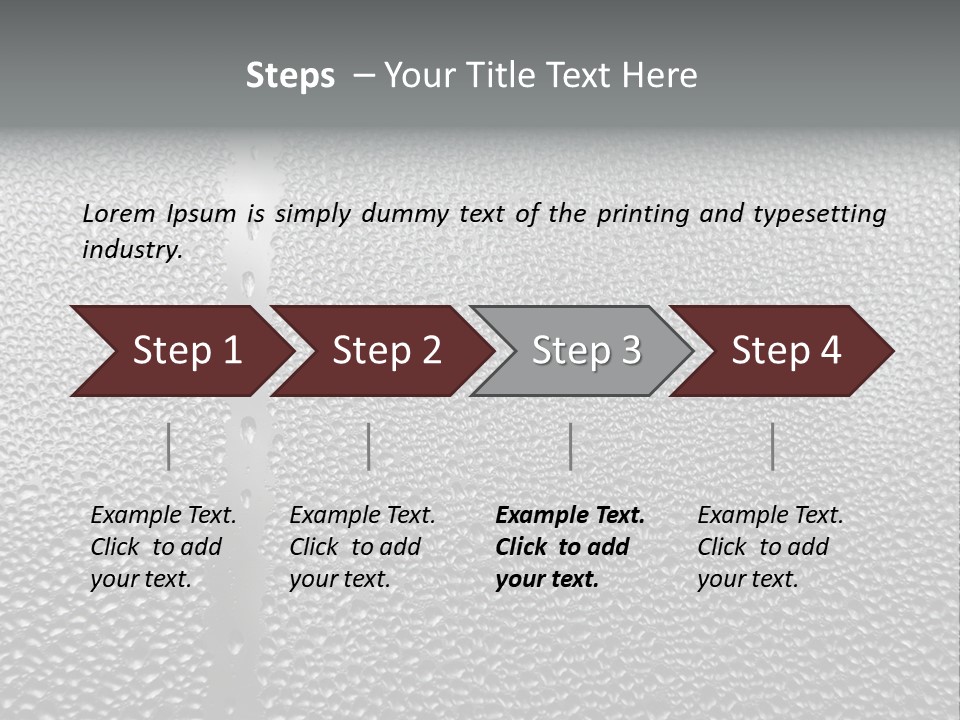 Reflections Sport Resort PowerPoint Template
