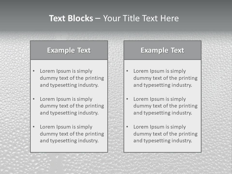 Reflections Sport Resort PowerPoint Template