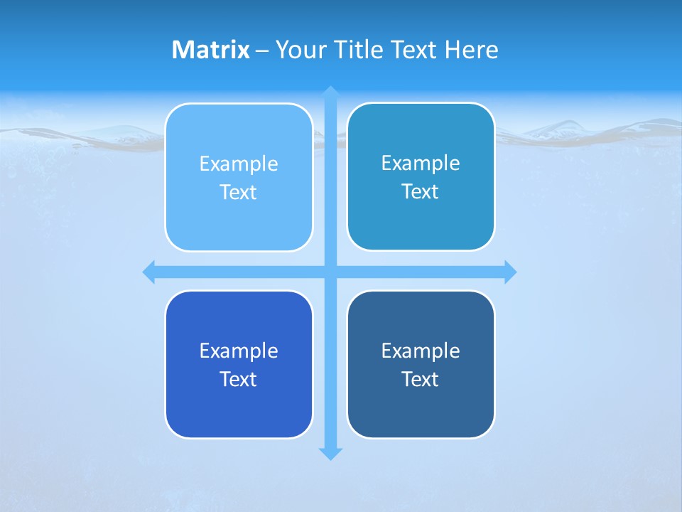Sun Blue Diving PowerPoint Template