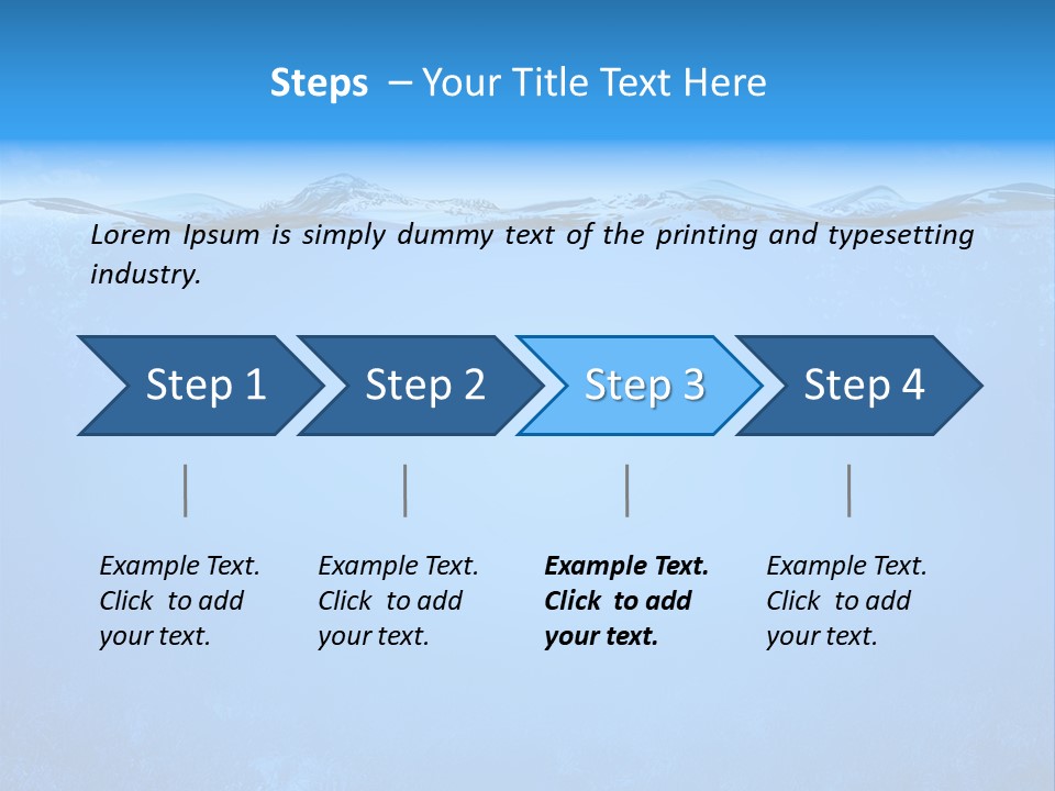 Sun Blue Diving PowerPoint Template