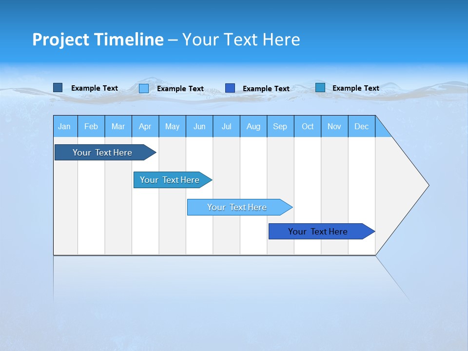 Sun Blue Diving PowerPoint Template