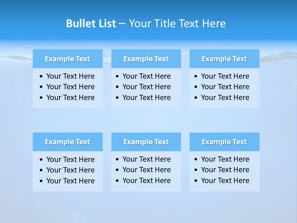 Sun Blue Diving PowerPoint Template