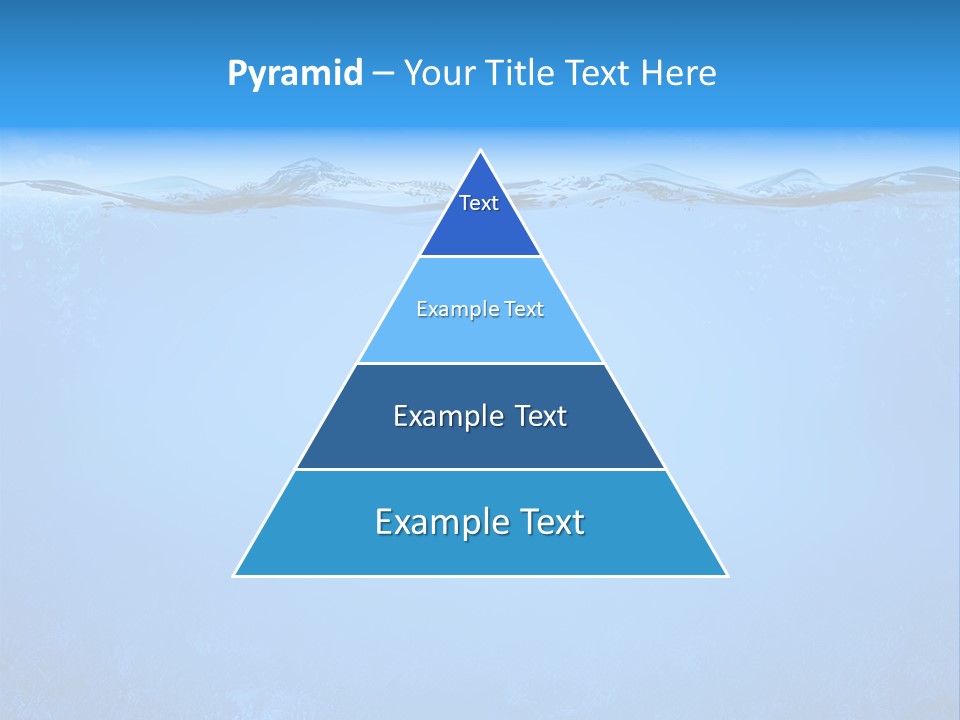 Sun Blue Diving PowerPoint Template