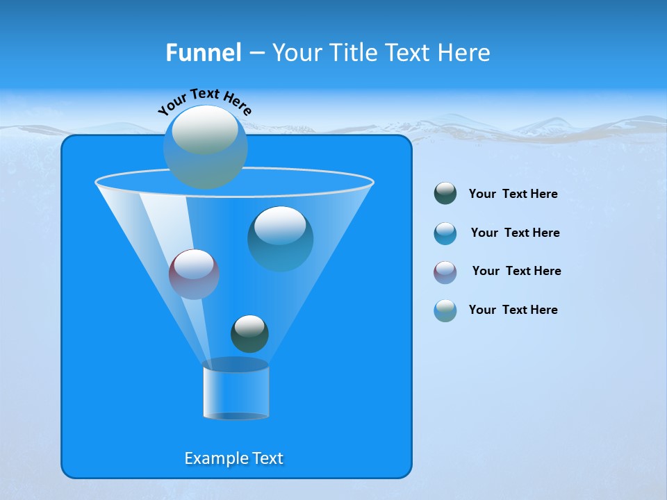 Sun Blue Diving PowerPoint Template