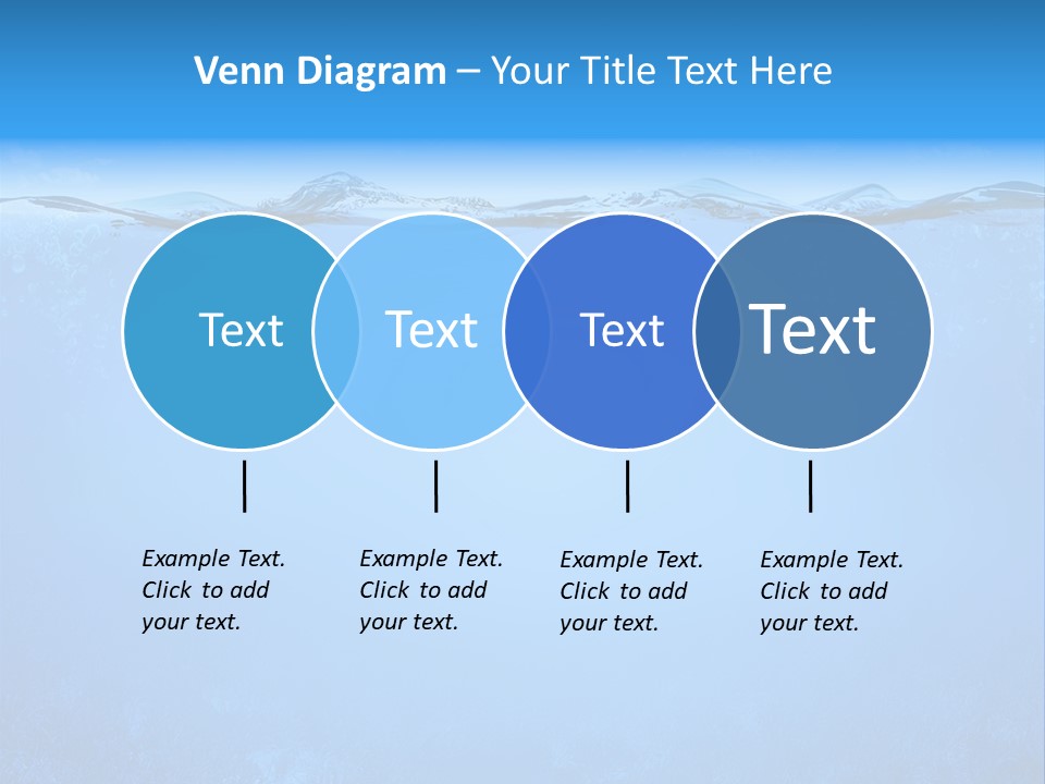 Sun Blue Diving PowerPoint Template