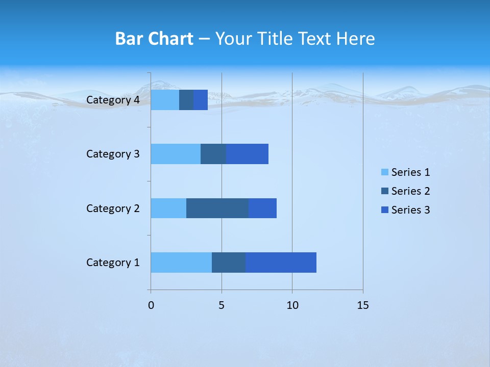 Sun Blue Diving PowerPoint Template