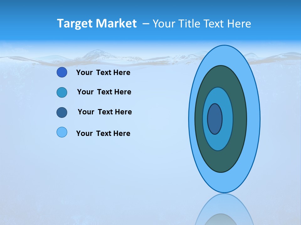 Sun Blue Diving PowerPoint Template