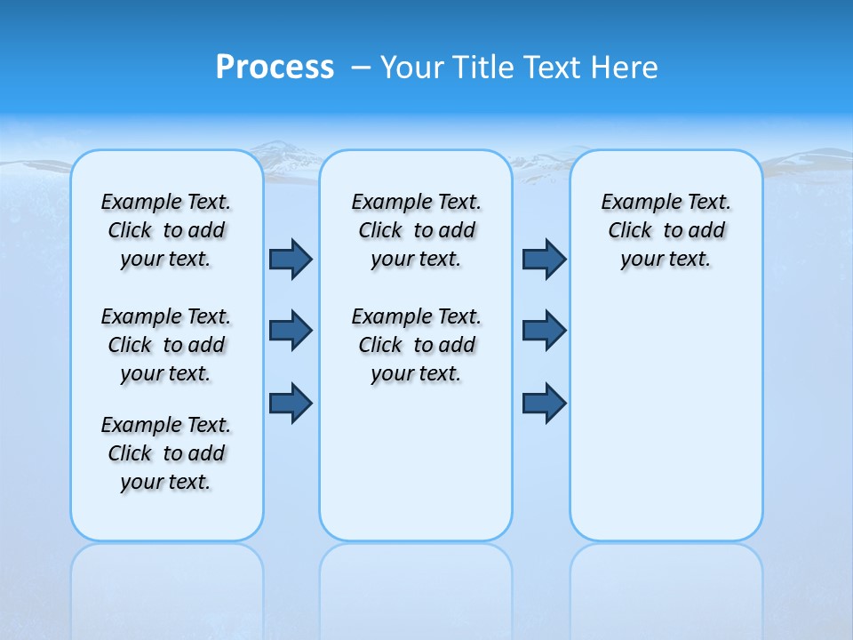 Sun Blue Diving PowerPoint Template