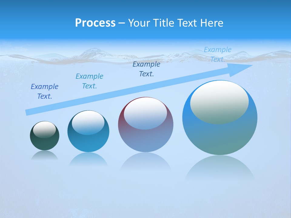 Sun Blue Diving PowerPoint Template