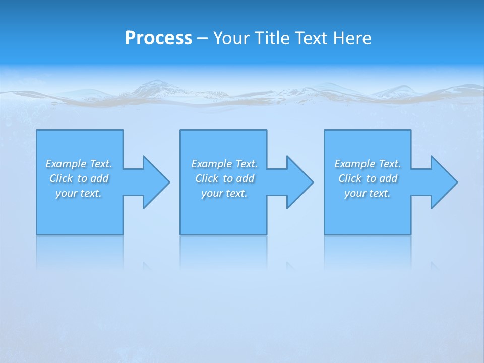 Sun Blue Diving PowerPoint Template