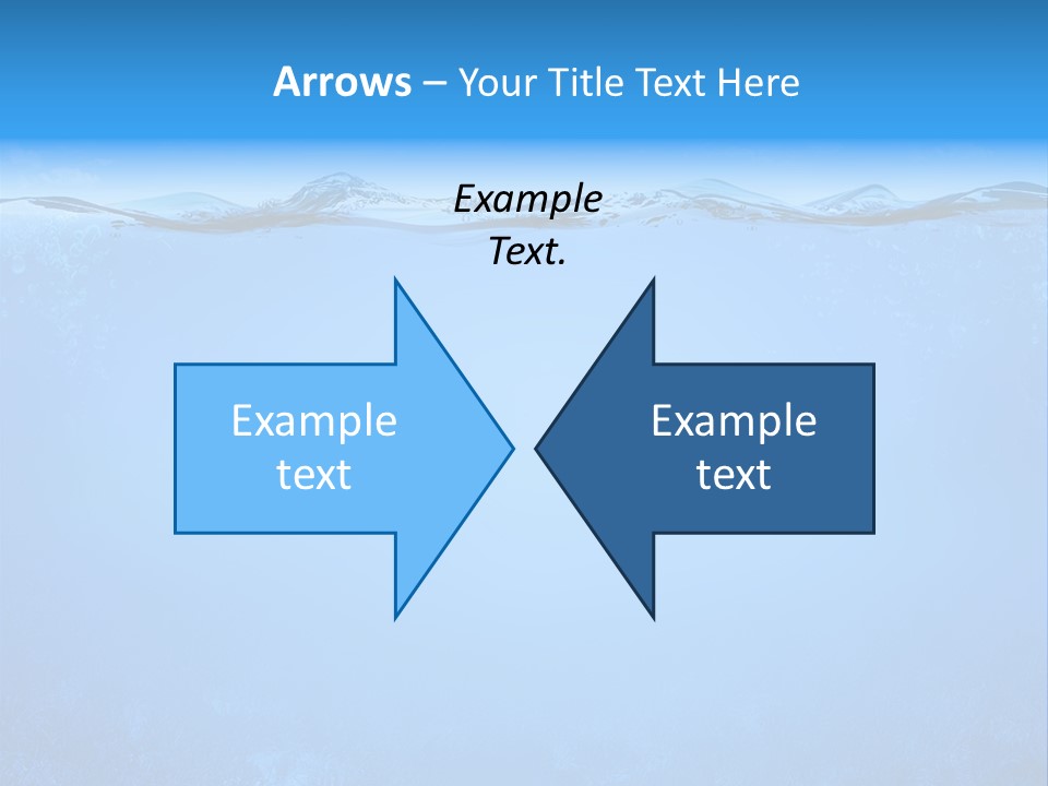 Sun Blue Diving PowerPoint Template