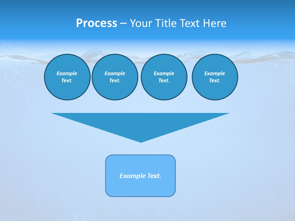 Sun Blue Diving PowerPoint Template