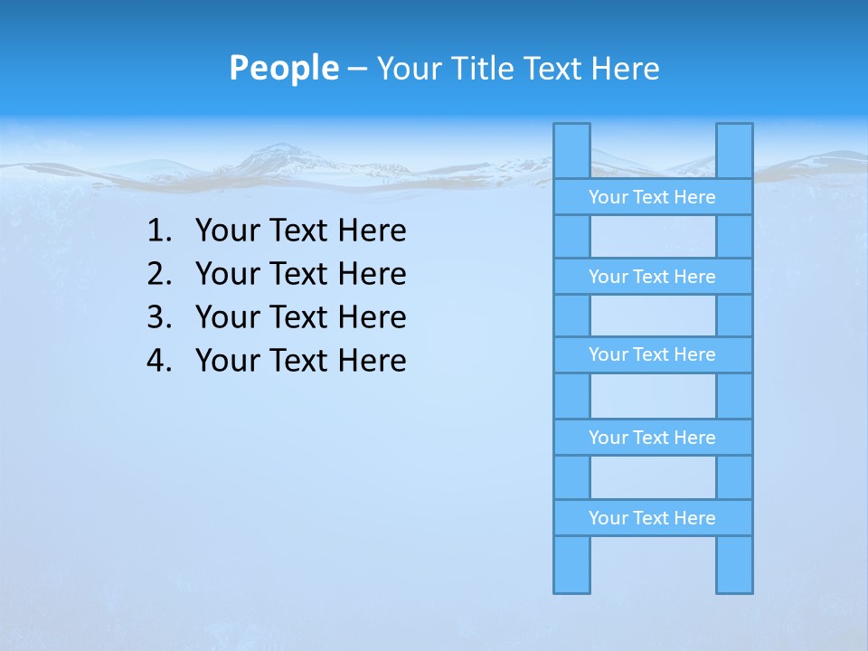 Sun Blue Diving PowerPoint Template