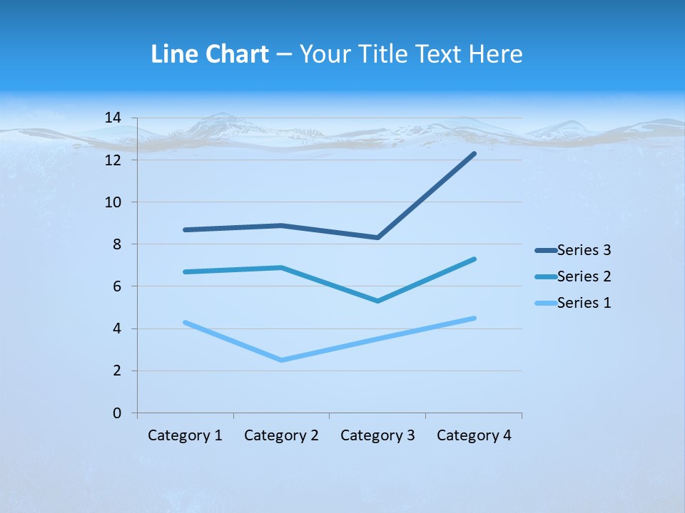 Sun Blue Diving PowerPoint Template