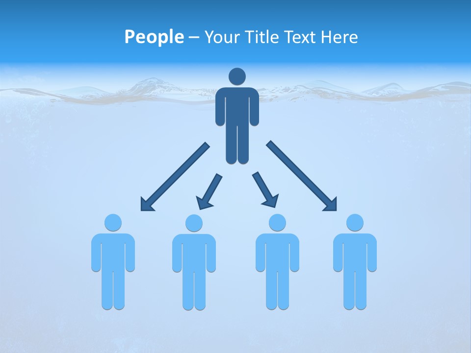 Sun Blue Diving PowerPoint Template