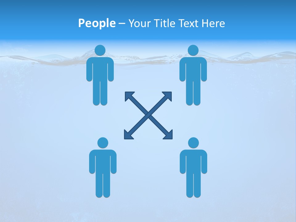 Sun Blue Diving PowerPoint Template