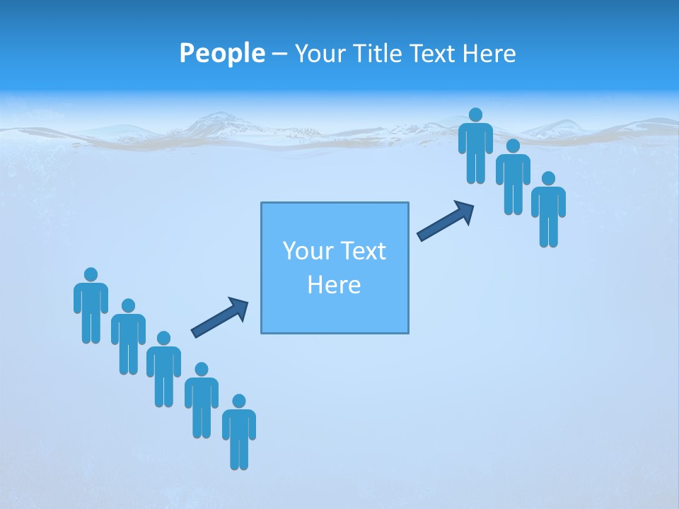 Sun Blue Diving PowerPoint Template