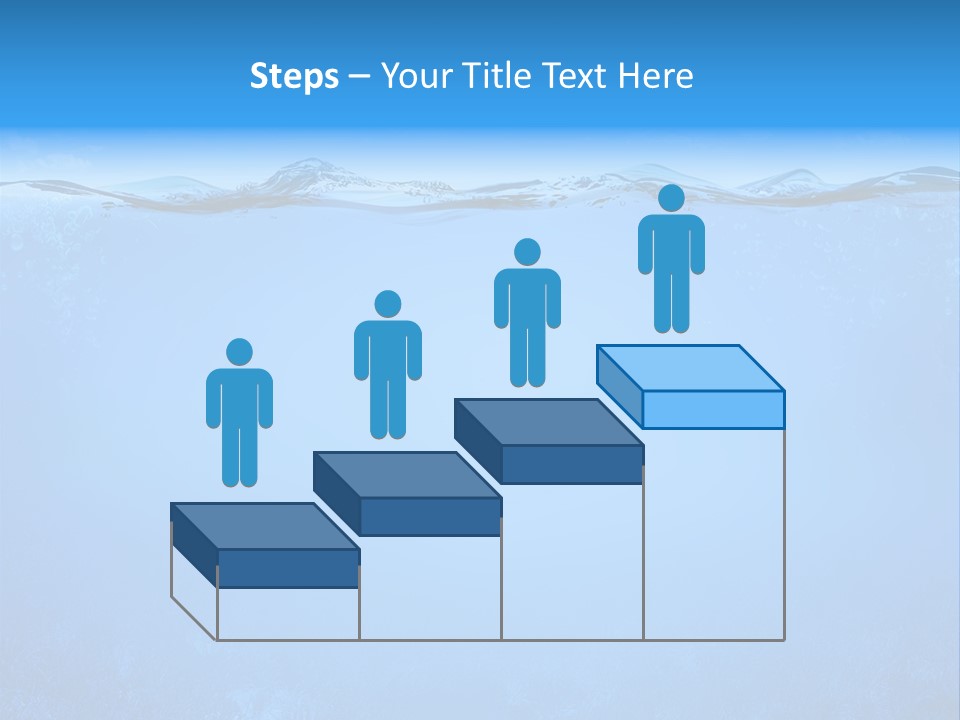 Sun Blue Diving PowerPoint Template