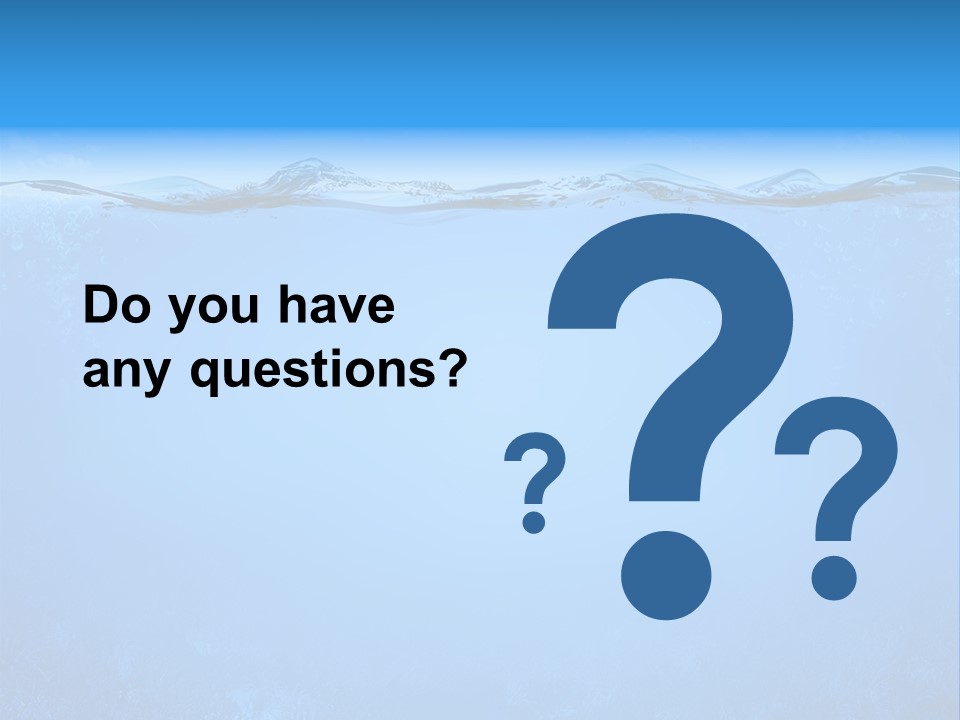 Sun Blue Diving PowerPoint Template