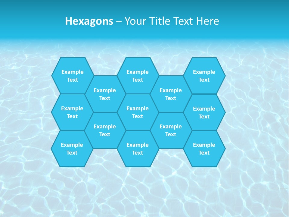 Ripple Tranquil Swimming Pool PowerPoint Template