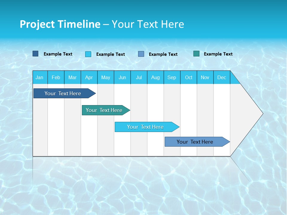 Ripple Tranquil Swimming Pool PowerPoint Template