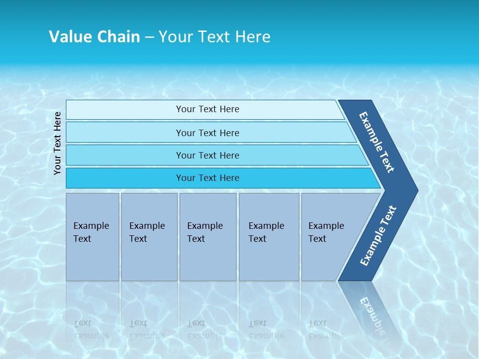 Ripple Tranquil Swimming Pool PowerPoint Template