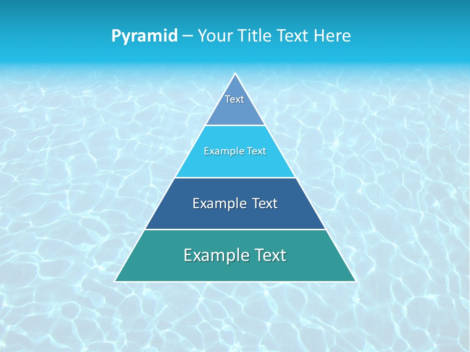 Ripple Tranquil Swimming Pool PowerPoint Template