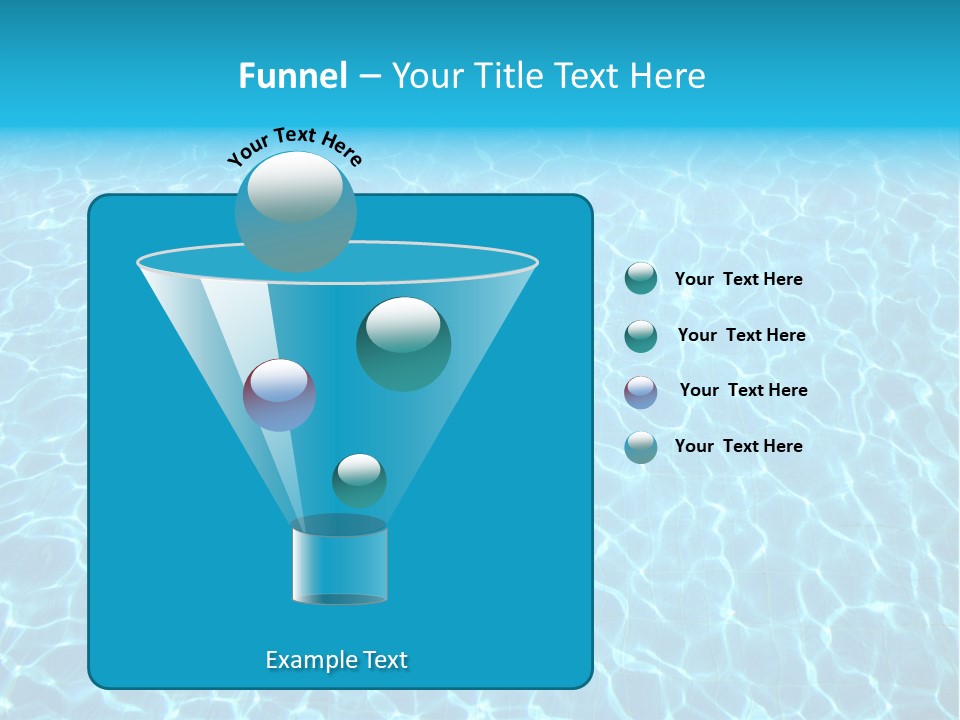 Ripple Tranquil Swimming Pool PowerPoint Template