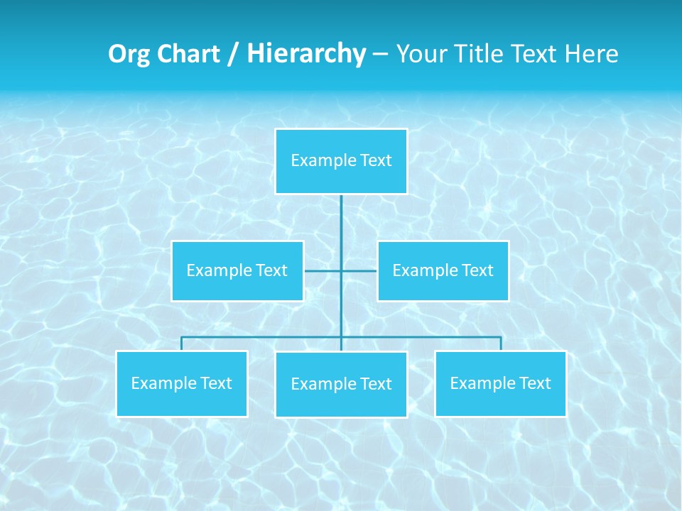 Ripple Tranquil Swimming Pool PowerPoint Template