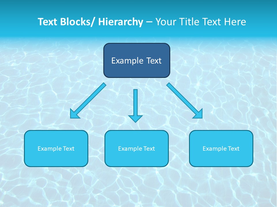 Ripple Tranquil Swimming Pool PowerPoint Template
