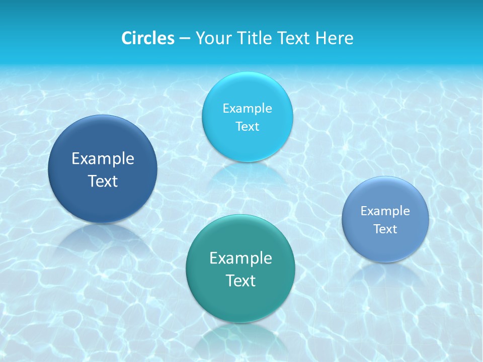 Ripple Tranquil Swimming Pool PowerPoint Template