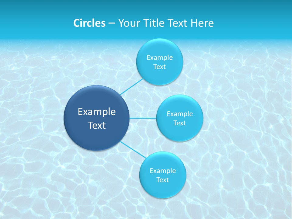 Ripple Tranquil Swimming Pool PowerPoint Template