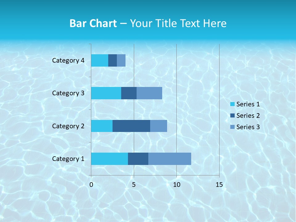 Ripple Tranquil Swimming Pool PowerPoint Template