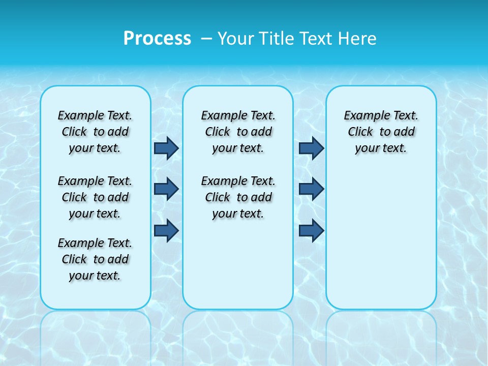 Ripple Tranquil Swimming Pool PowerPoint Template