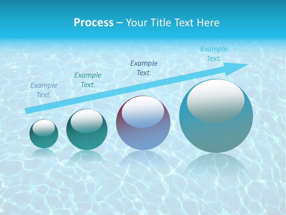 Ripple Tranquil Swimming Pool PowerPoint Template