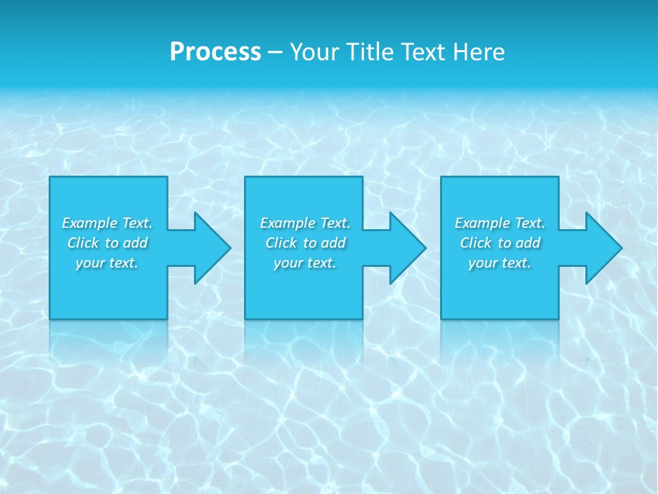 Ripple Tranquil Swimming Pool PowerPoint Template