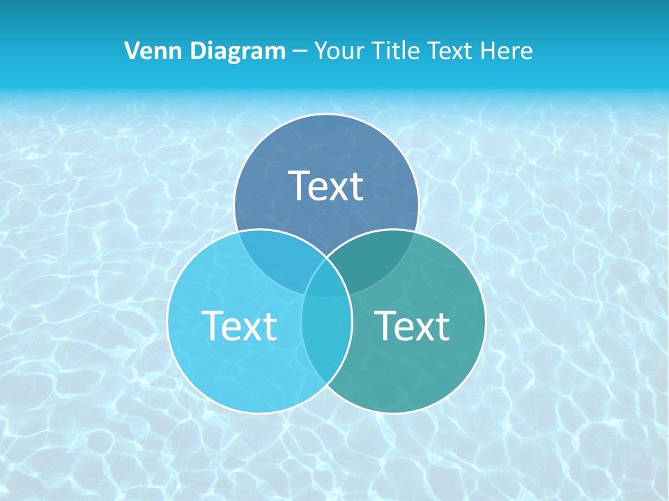 Ripple Tranquil Swimming Pool PowerPoint Template