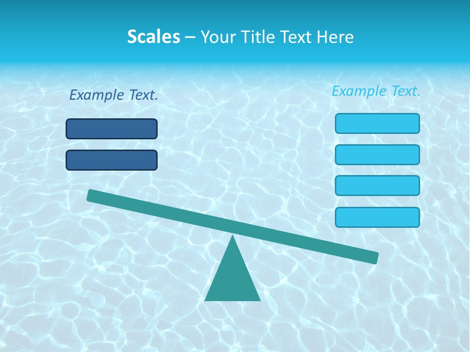 Ripple Tranquil Swimming Pool PowerPoint Template