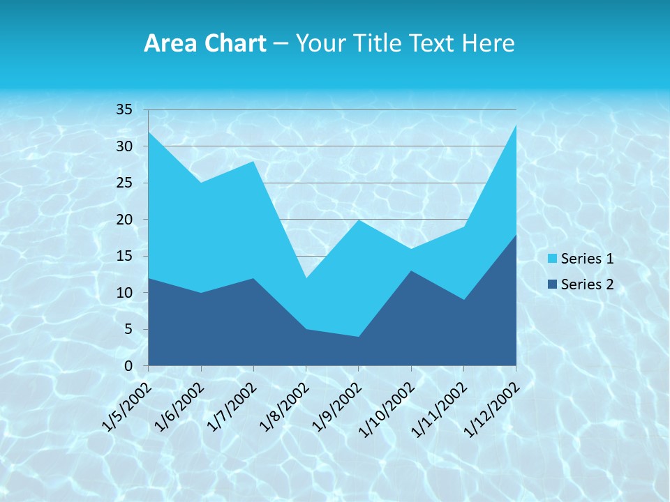 Ripple Tranquil Swimming Pool PowerPoint Template