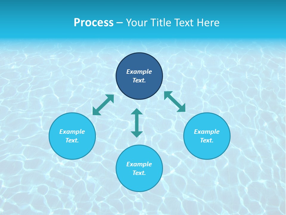 Ripple Tranquil Swimming Pool PowerPoint Template