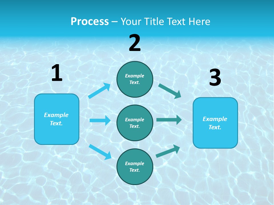 Ripple Tranquil Swimming Pool PowerPoint Template