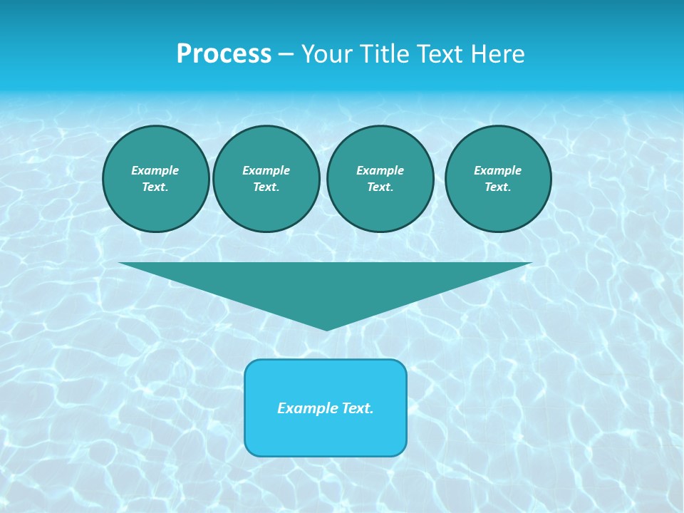Ripple Tranquil Swimming Pool PowerPoint Template